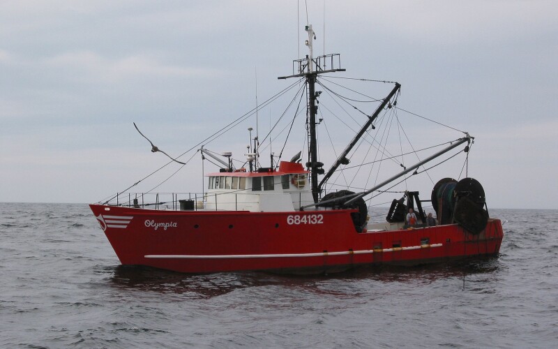 Raymond's co-owner groundfish boat F/V Olympia. Raymond co-owned Olympia, which in the 1980s fished out of Boston. Raymond's co-owner groundfish boat F/V Olympia. Raymond co-owned Olympia, which in the 1980s fished out of Boston.